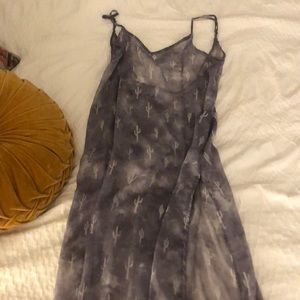 Cactus maxi cover up